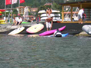 Vacanzenatura in canoa verso Dascio
