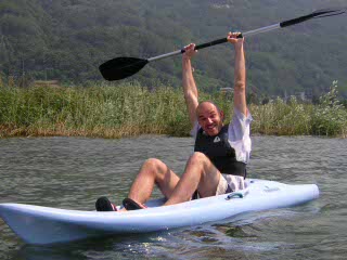 Vacanzenatura in canoa verso Dascio