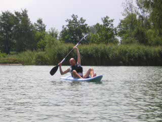 Vacanzenatura in canoa verso Dascio
