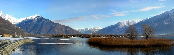 Winter Panorama from Gera Lario